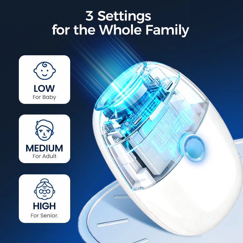 🌿New Year Special: 50% Off ✨ Multifunction Automatic Nail Trimmer – 6 Speed Levels, Safe and Gentle for Easy Nail Care 💅 - Image 4